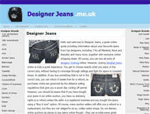 Tablet Screenshot of designerjeans.me.uk